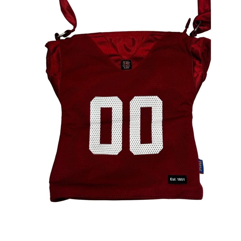 Sandol Florida State FSU Jersey Crossbody Bag Red Mesh‎ 00 Seminoles Gameday